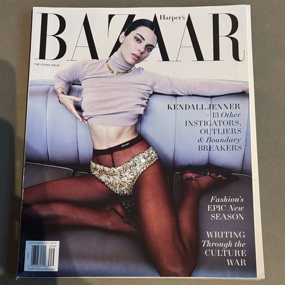 Harper’s Bazaar Magazine September 2023 Kendall Jenner